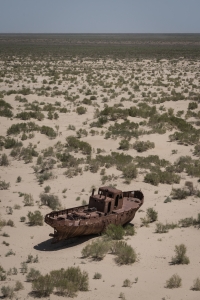 Verschwundenes Meer; Aralsee, Usbekistan 2014