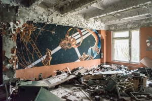 Eroberung des Kosmos; Sperrzone um Tschernobyl, Ukraine 2016